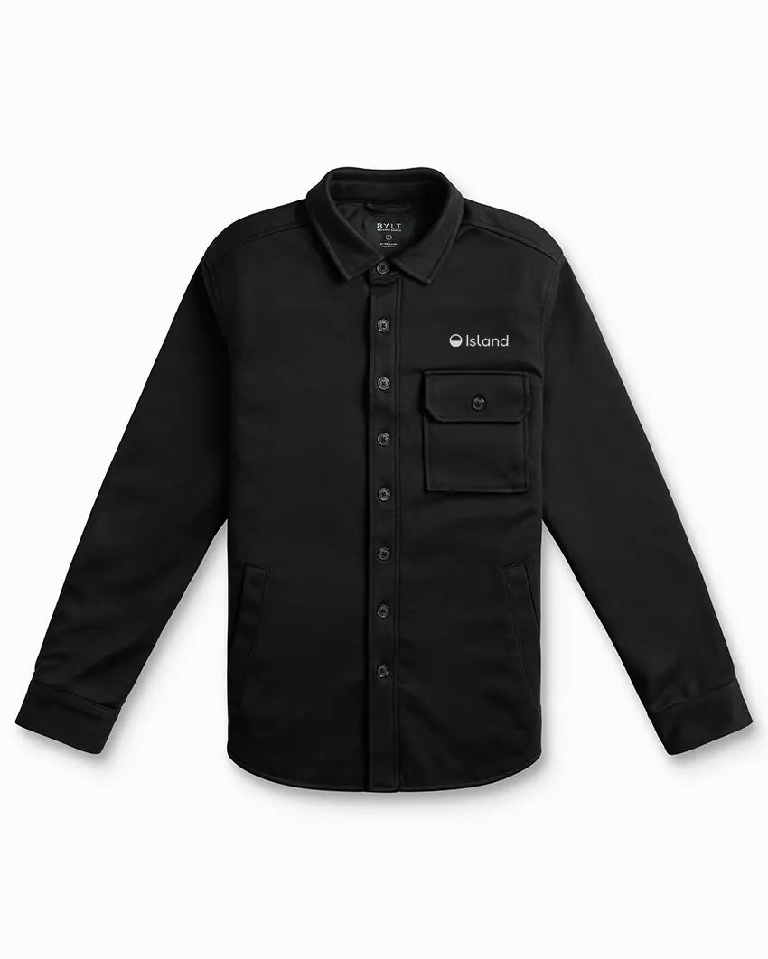 Men's BYLT Coastal Insulated Button Down - Black