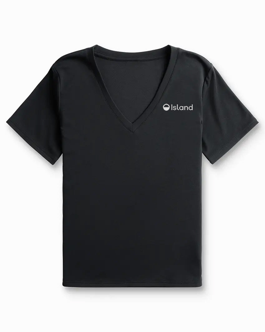 Women's BYLT Drift V-Neck Tee - Black