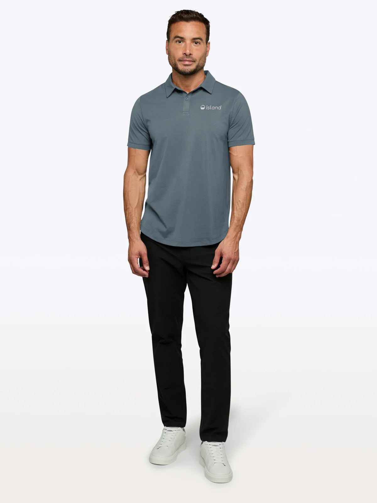Men's Cuts AO Signature Fit Polo - Ocean Storm