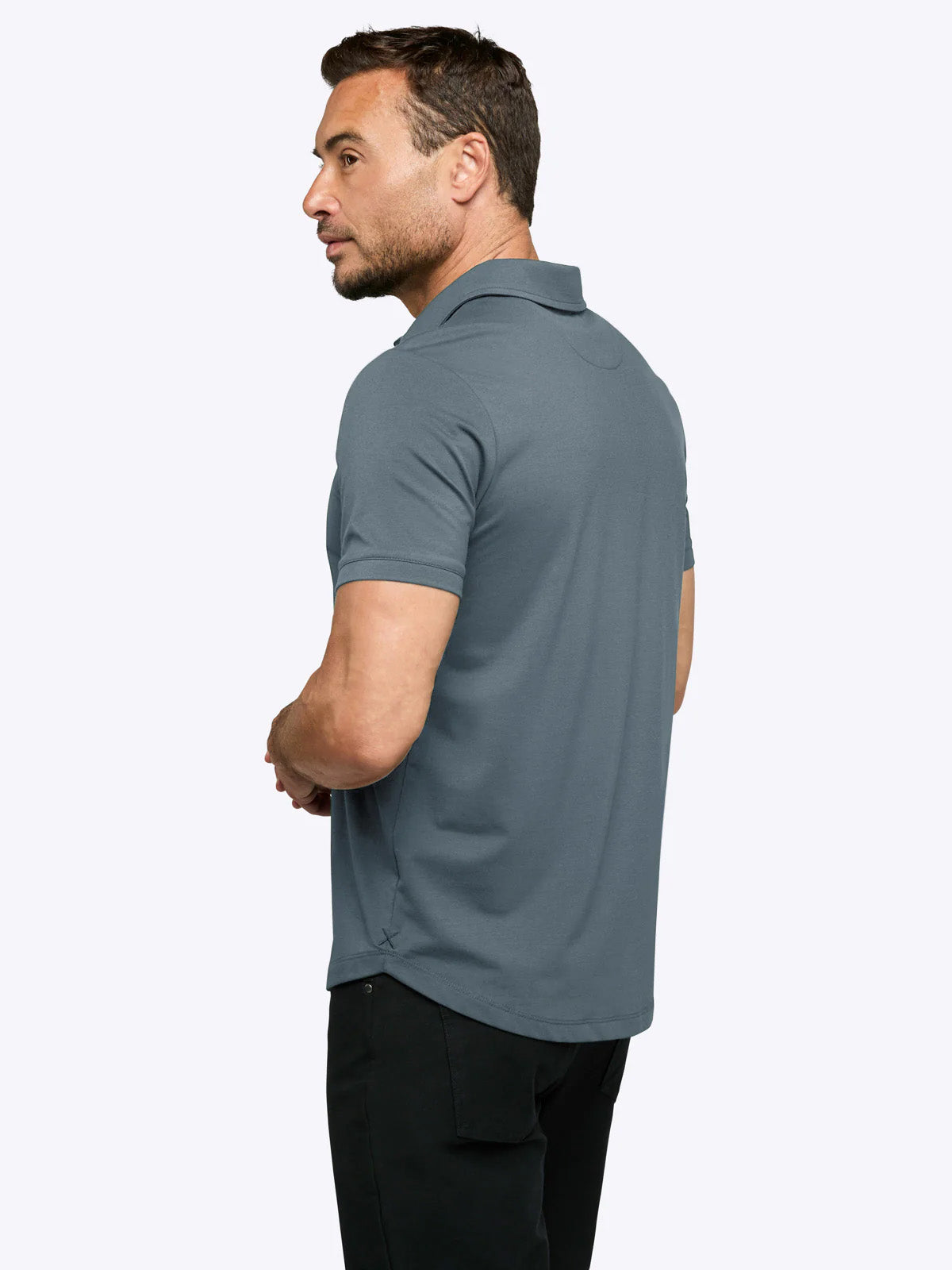 Men's Cuts AO Signature Fit Polo - Ocean Storm
