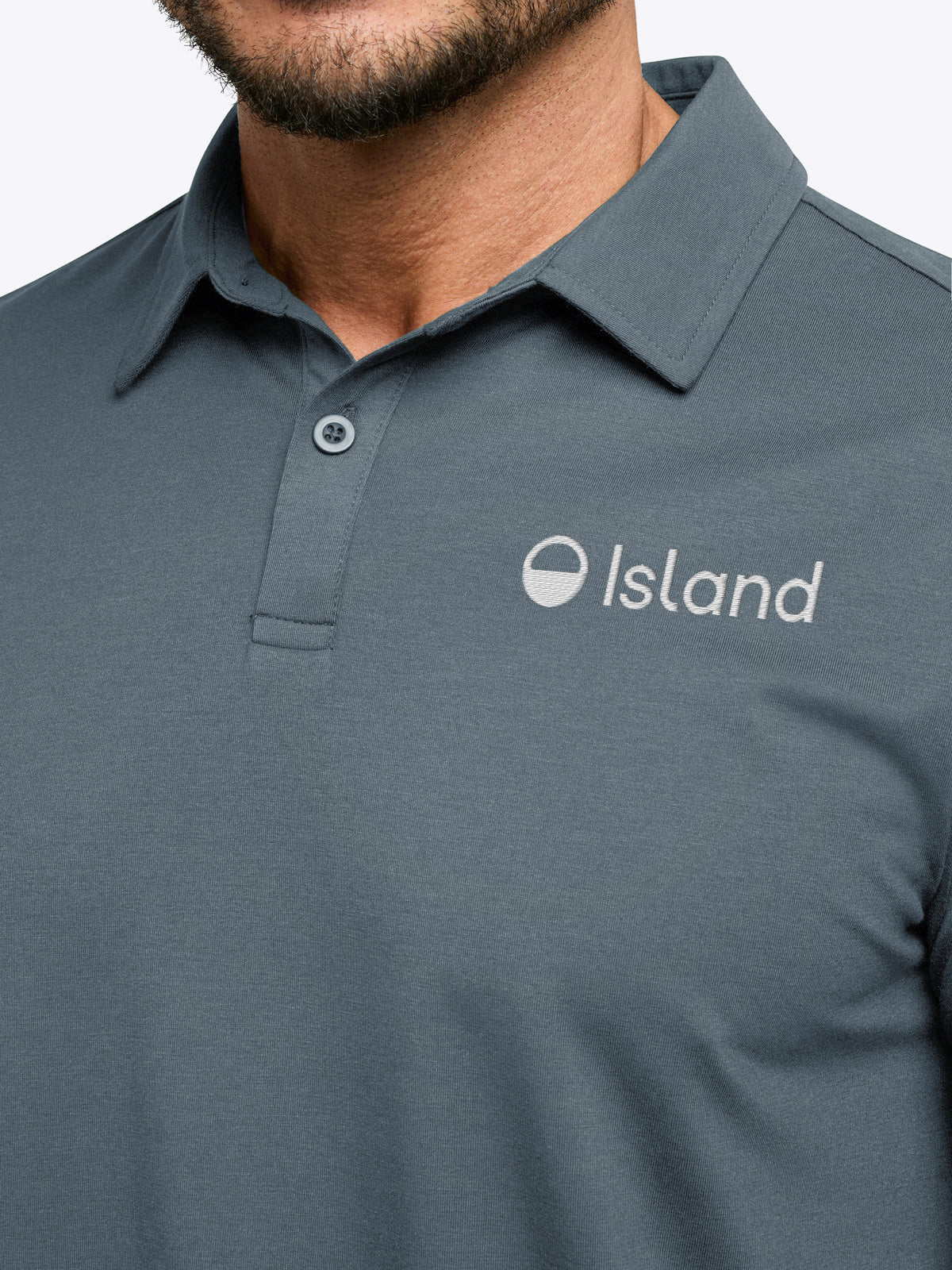 Men's Cuts AO Signature Fit Polo - Ocean Storm