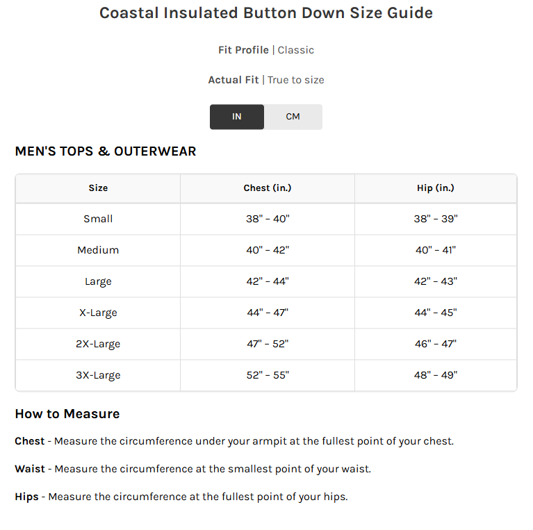 Men's BYLT Coastal Insulated Button Down - Sawdust