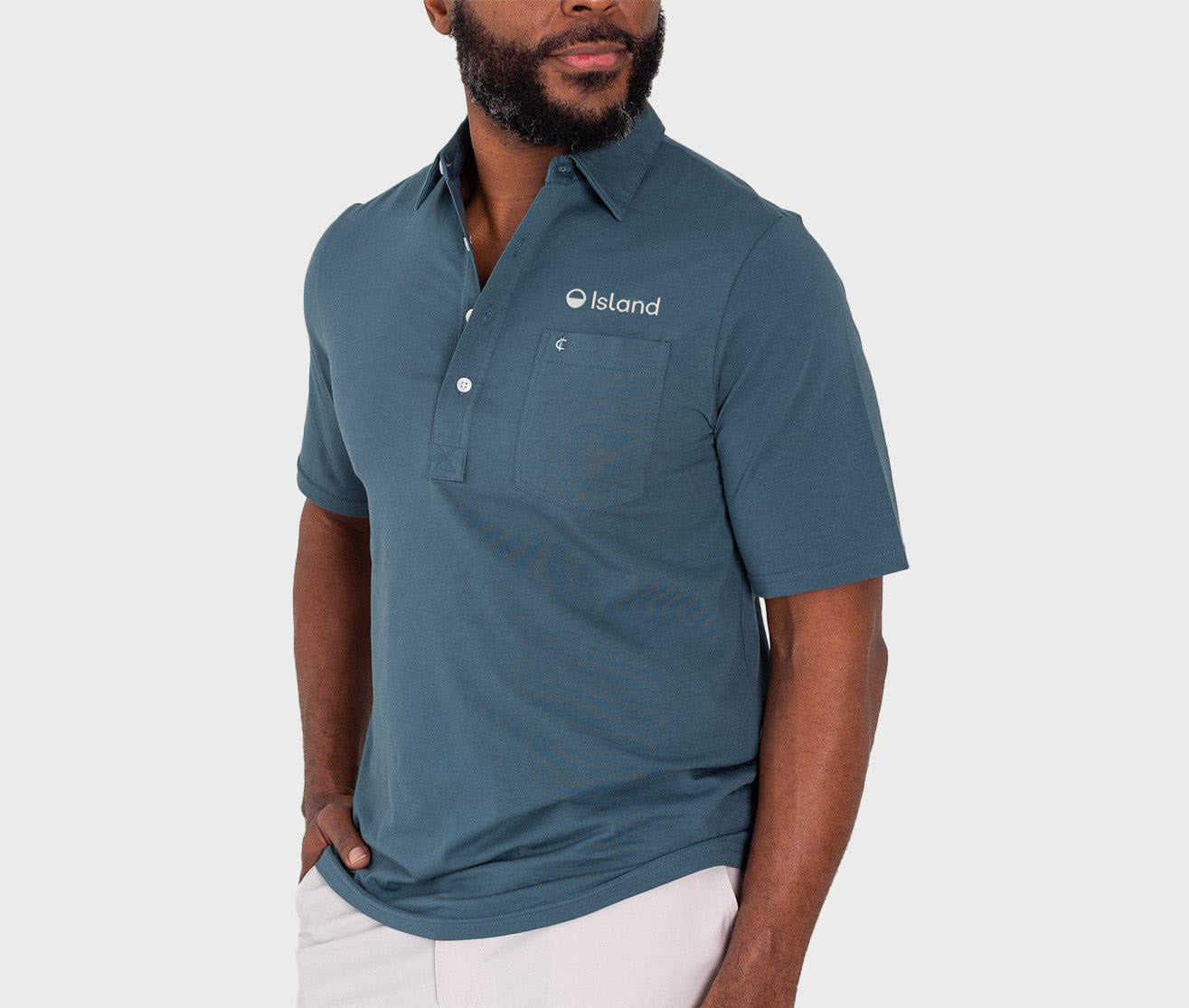 Men's Criquet Top-Shelf Players Shirt - Dark n Stormy