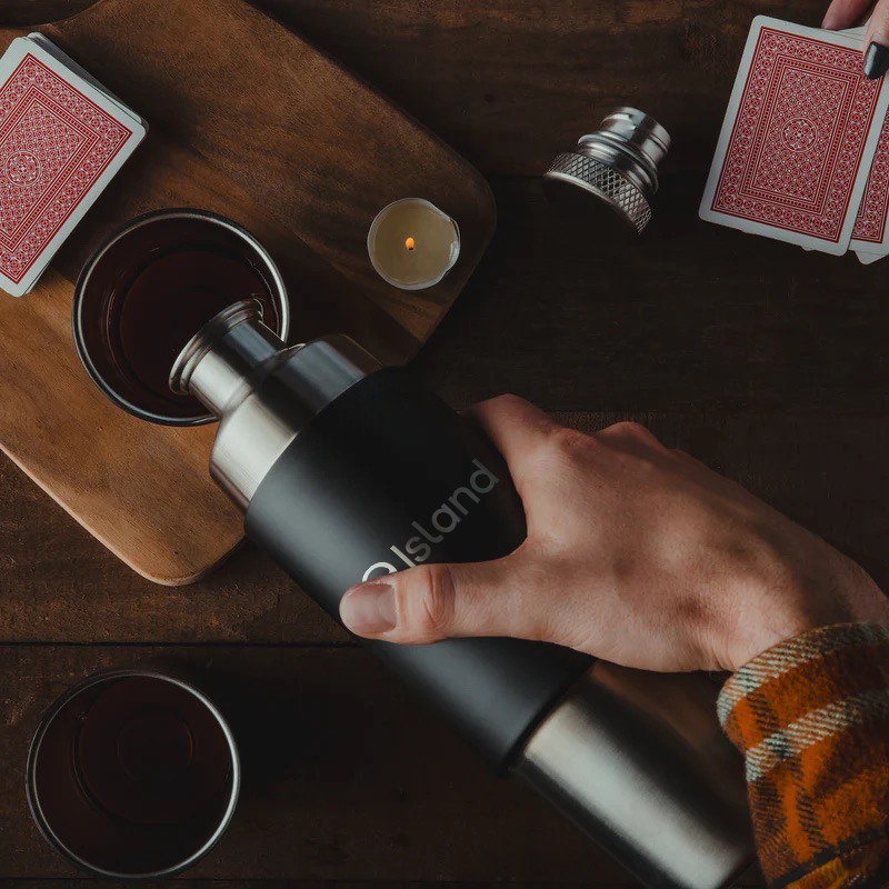 High Camp Flasks Firelight Flask with Cups
