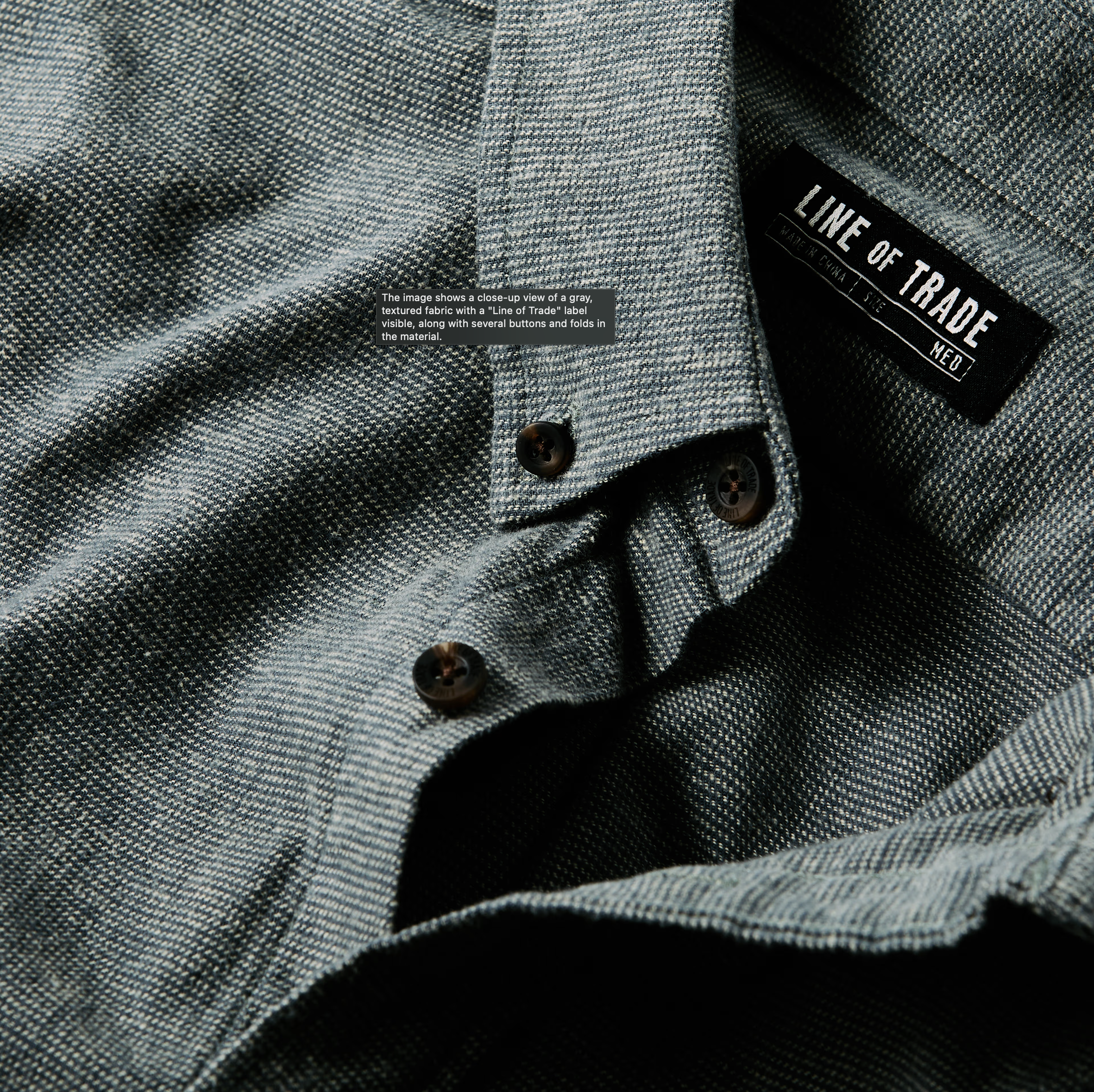 Men's Line Of Trade Frank Shirt - Blue Ticking Stripe