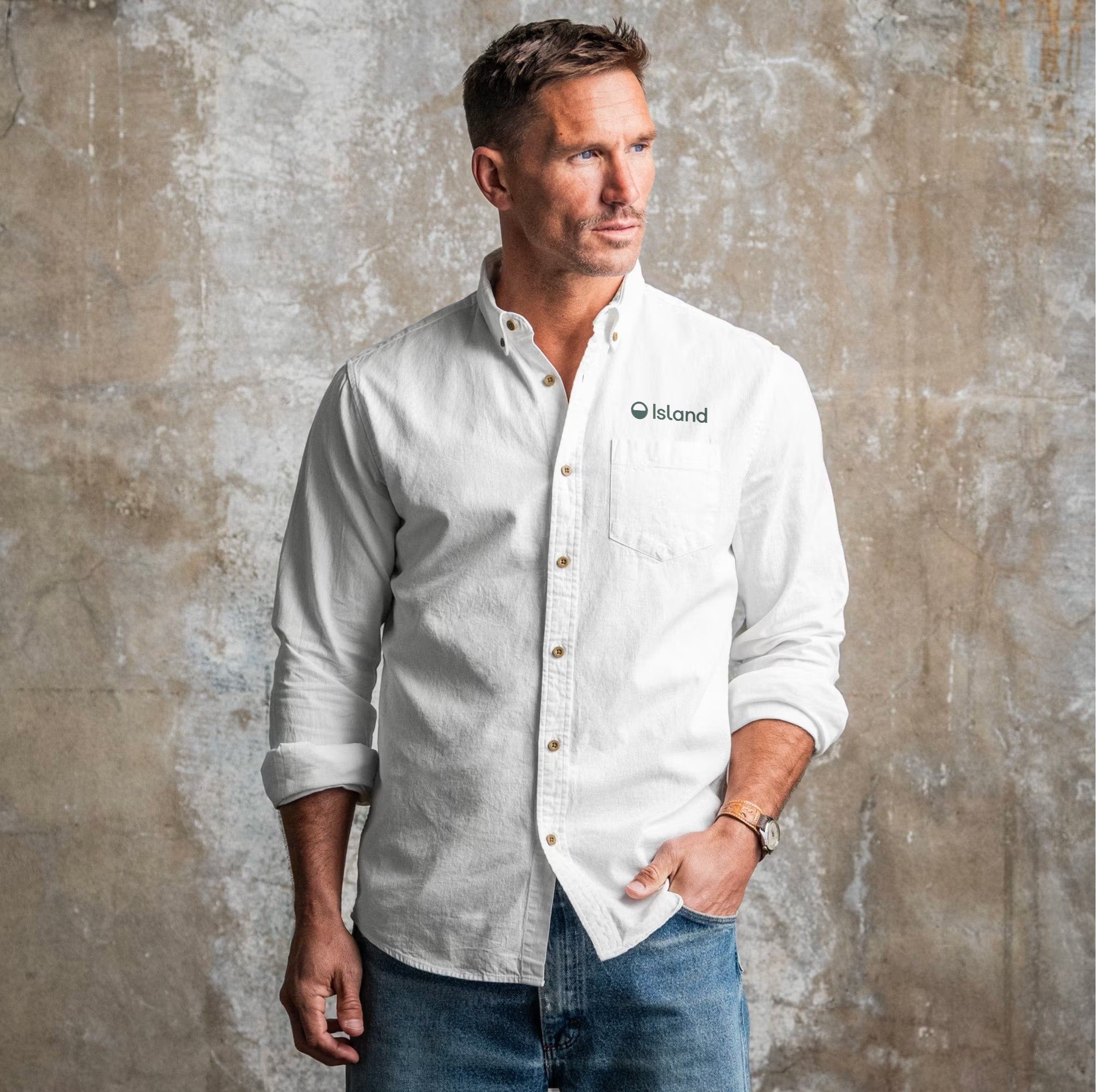 Men's Line Of Trade Frank Shirt - Ivory