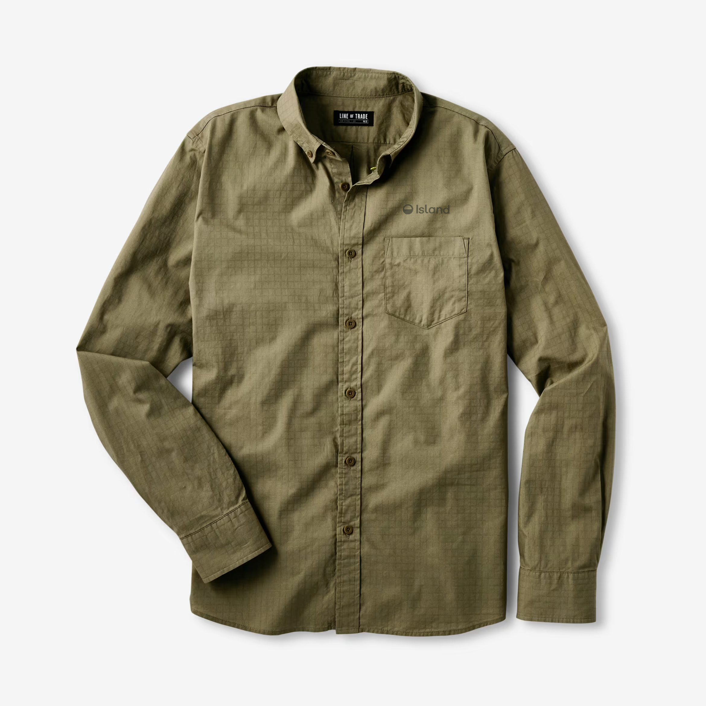 Men's Line Of Trade Frank Shirt - Olive Ripstop