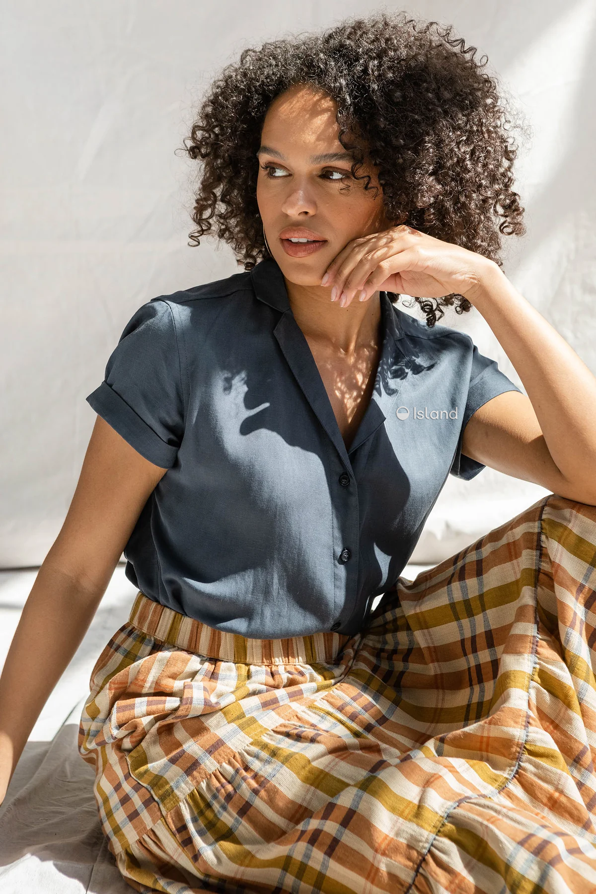 Women's Bridge & Burn Innes Shirt - Navy