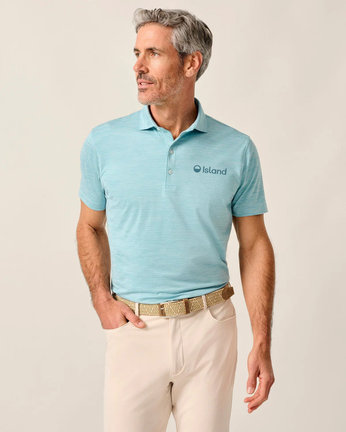 Men's Johnnie- O Huronn Performance Polo - Haze