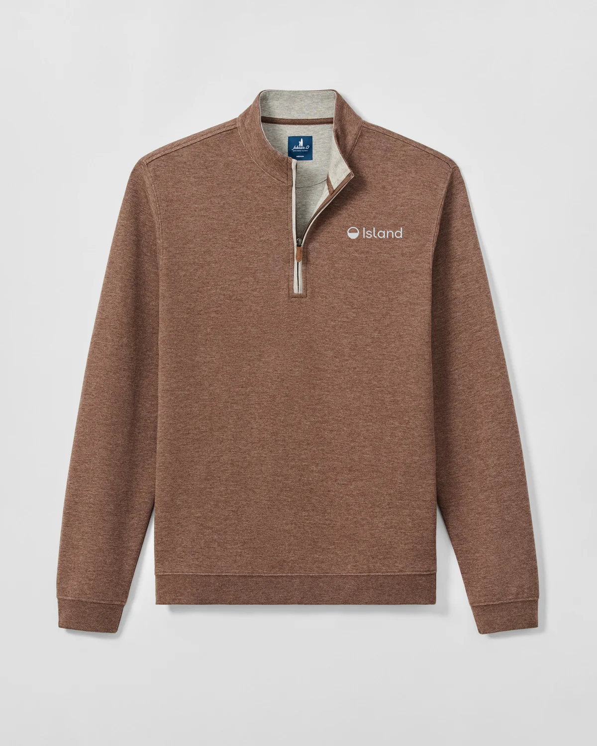 Men's Johnnie-O Sully 1/4 Zip Pullover - Grizzly