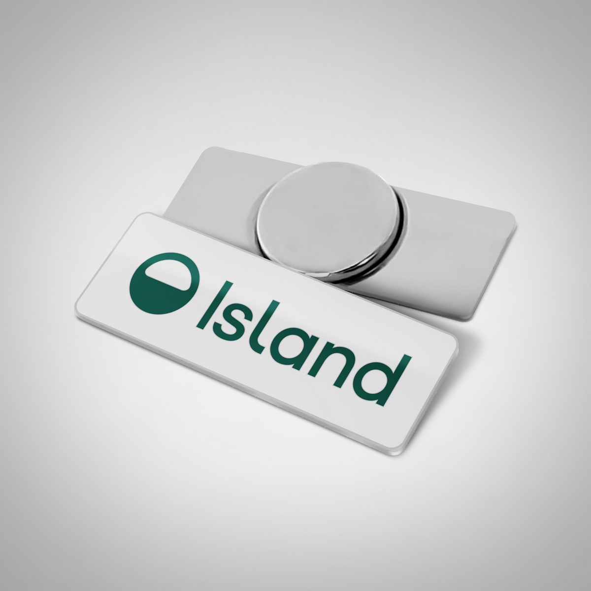 Island Lapel Pins - Green/White