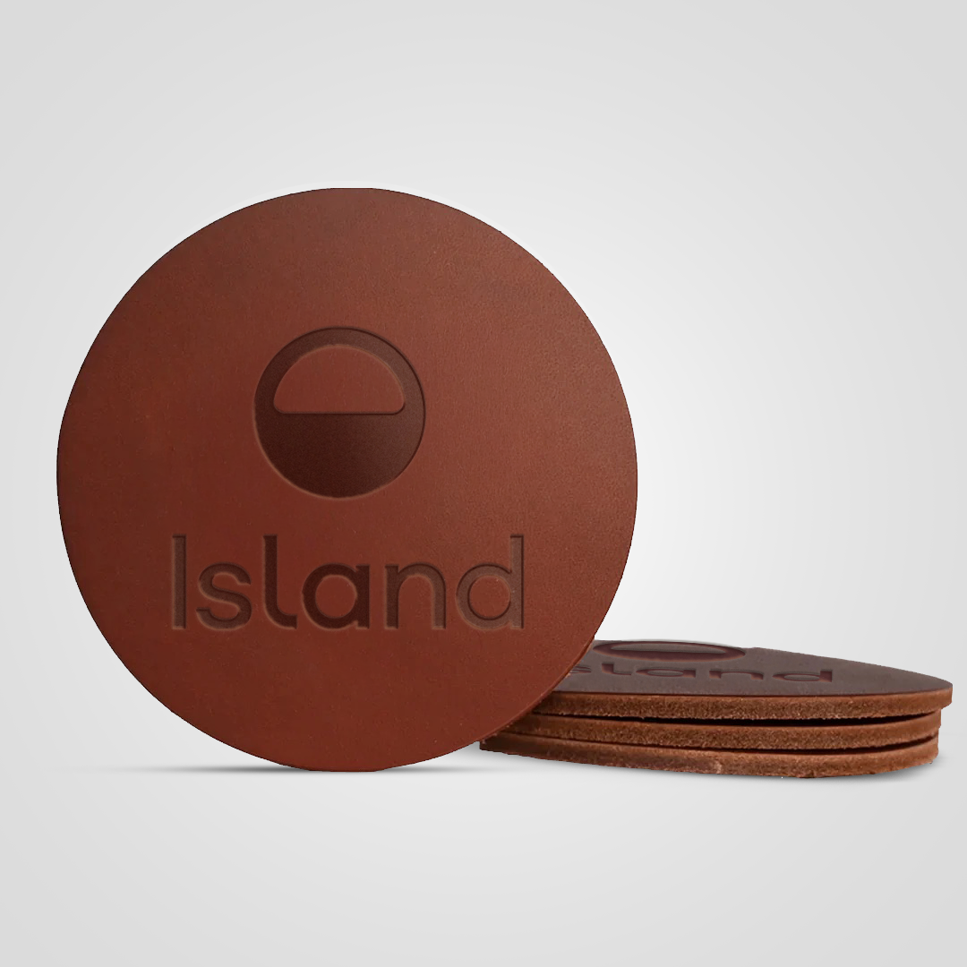 Island Leather Coaster