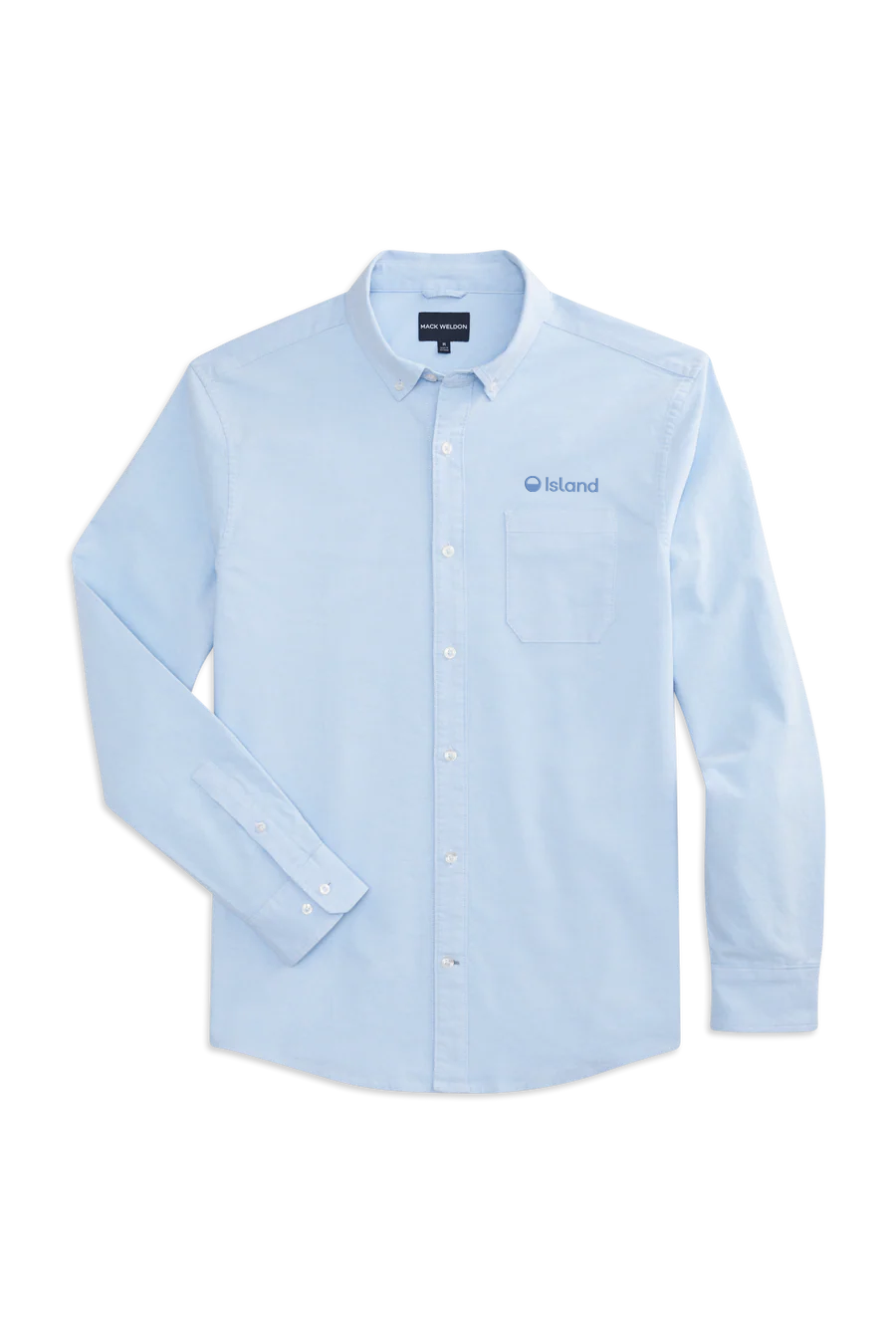 Men's Mack Weldon Dean Oxford Shirt - Dean Blue/White