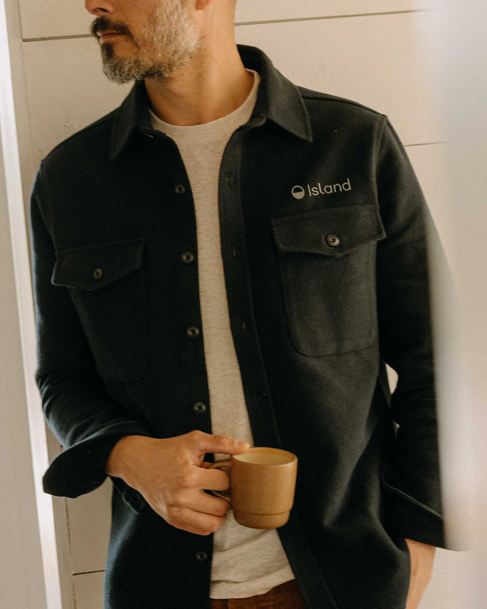 Men's Taylor Stitch The Maritime Shirt Jacket - Dark Navy Moleskin Twill