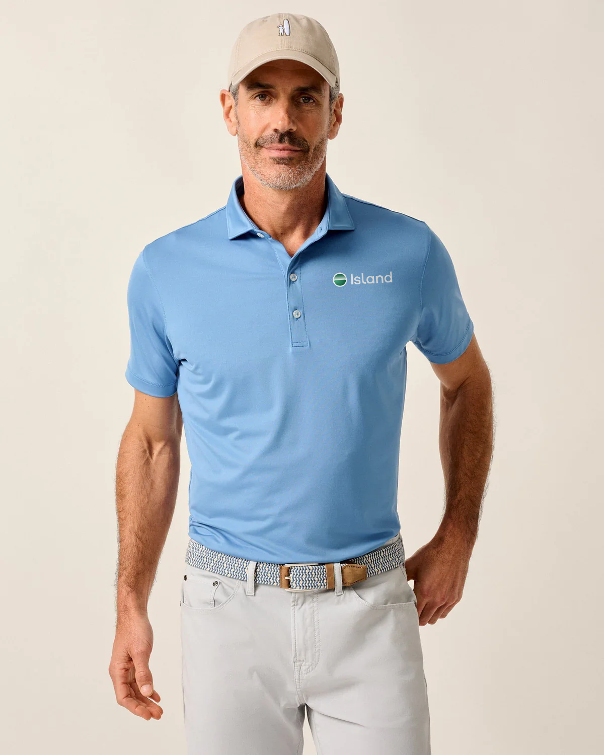 Men's Johnnie-O Birdie Performance Jersey Polo - Tide