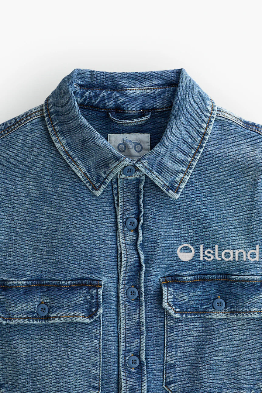 Men's Mugsy Montanas Denim Button Down