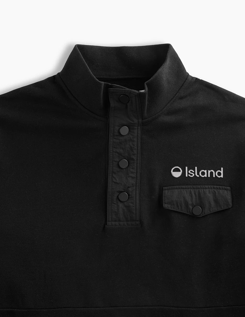 Men's Mugsy 1/4 Snap Shirt - Black