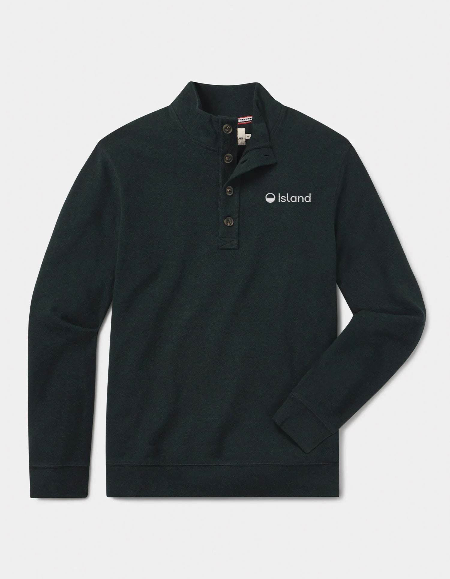 Men's The Normal Brand Puremeso Button Popover - Emerald
