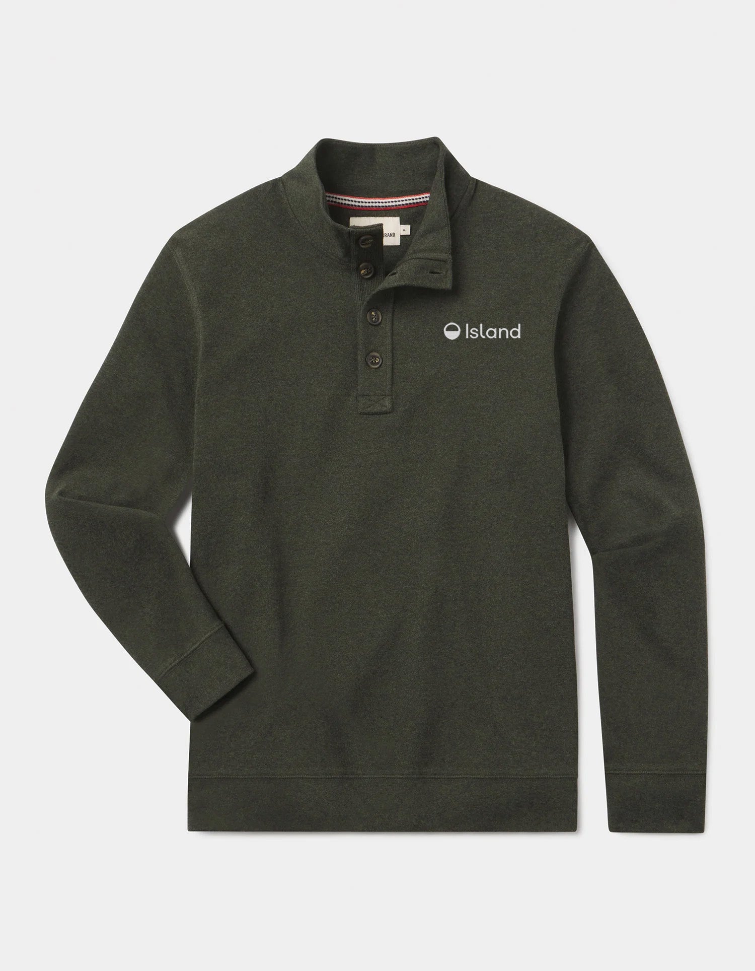 Men's The Normal Brand Puremeso Button Popover - Olive