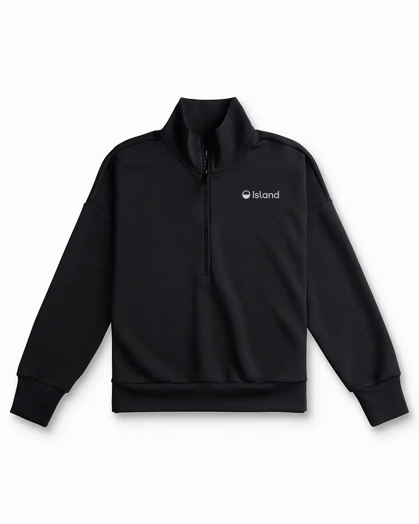 Woman's BYLT Opal Half-Zip - Black