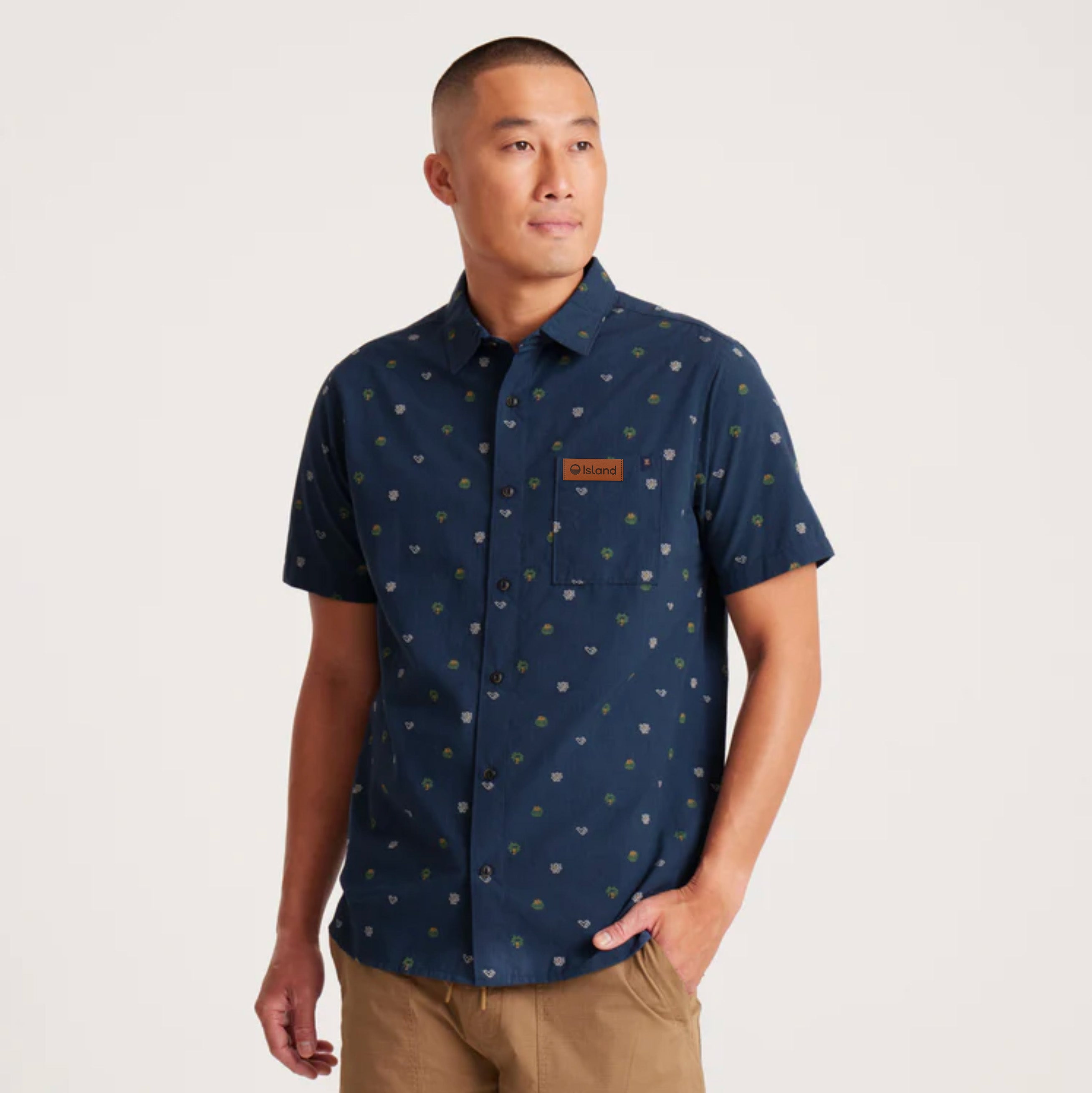 Men's Roark Journey Shirt - Navy Doby | Pre-Order