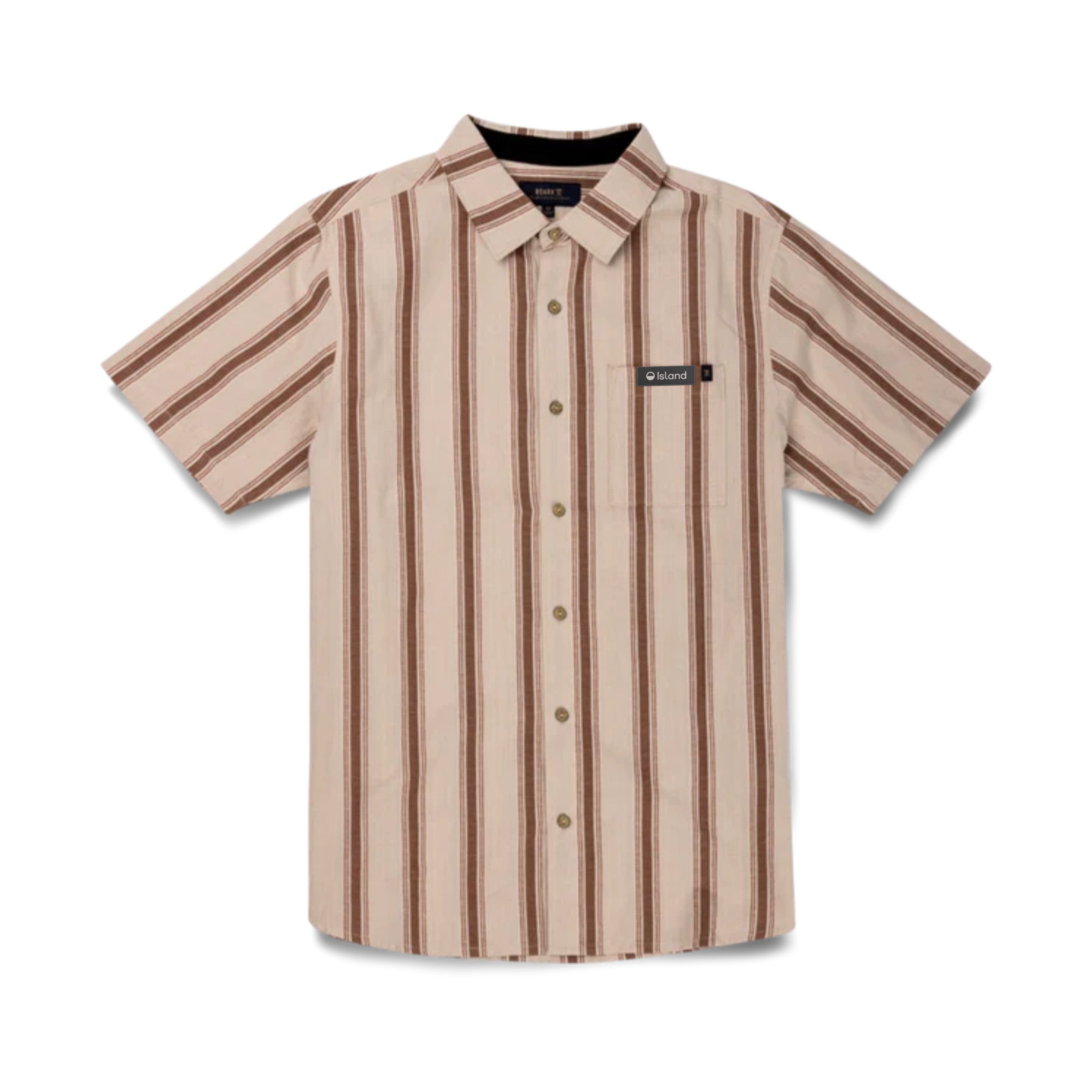 Men's Roark Journey Shirt - Stripe Bone | Pre-Order