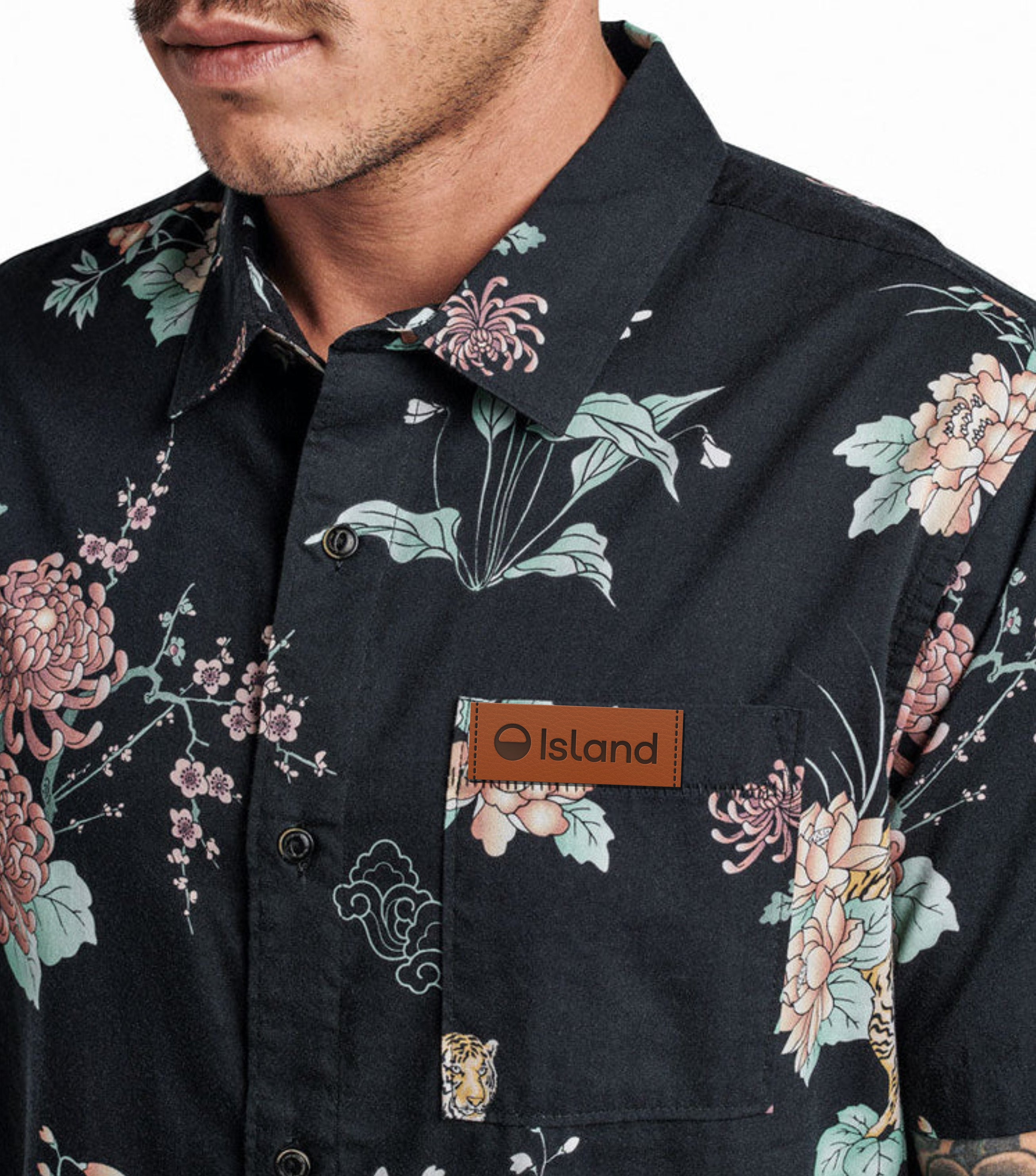 Men's Roark Journey Shirt - Tiger Lotus | Pre-Order