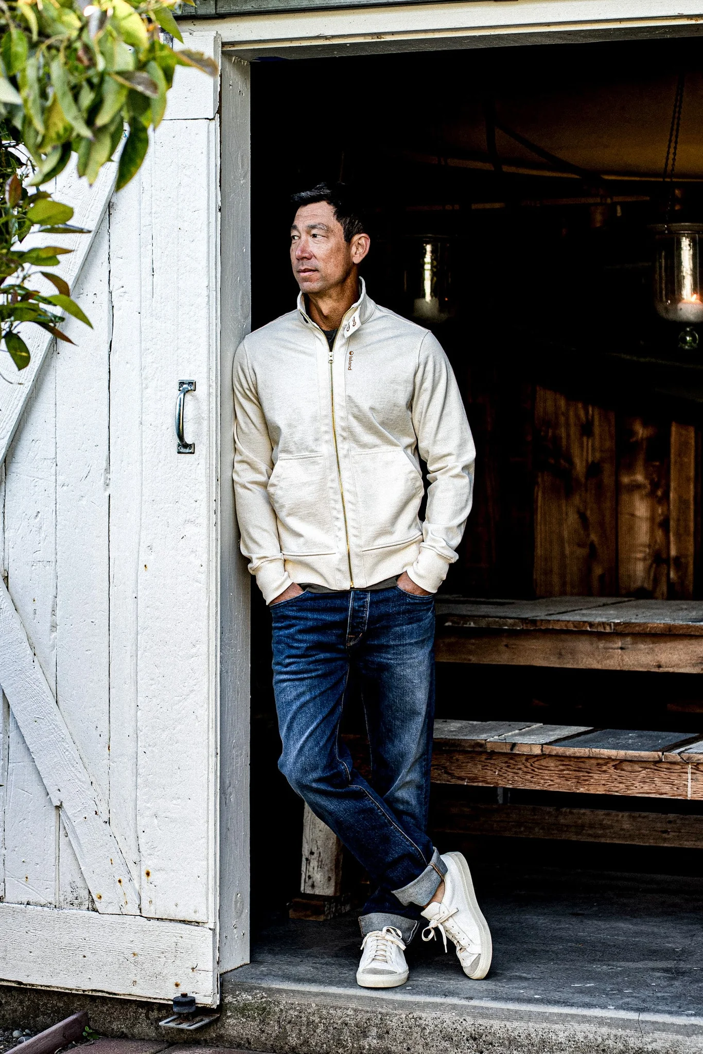 Men's Wiesmade Stinson Moto Jacket - Natural