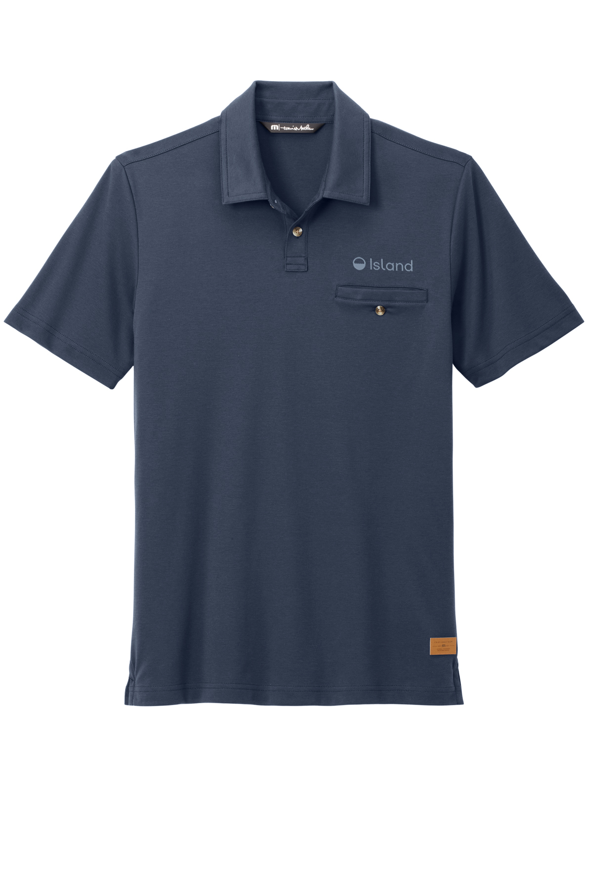 Men's TravisMathews Sunsetters Pocket Polo - Blue Nights