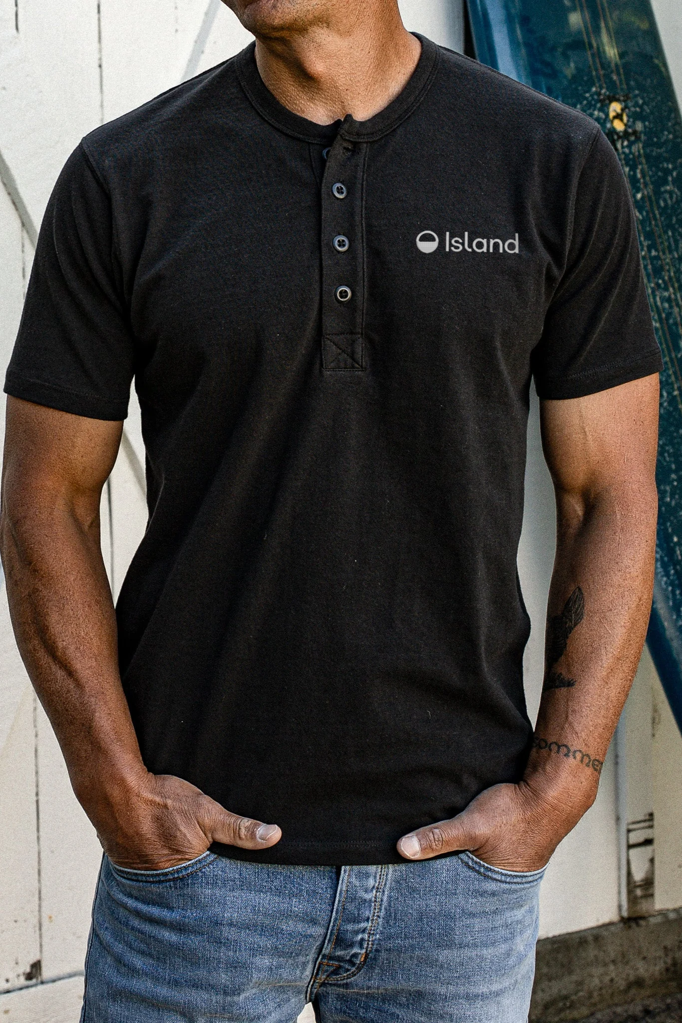 Men's WiesMade Reyes Henley - Basalt