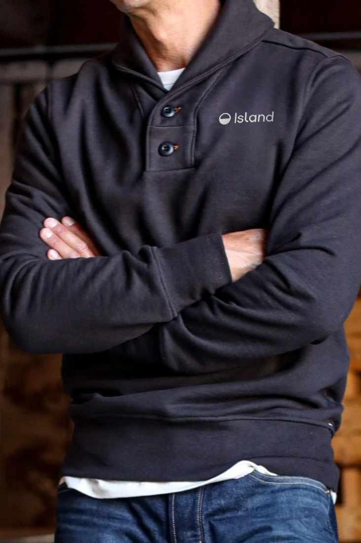 Men's WiesMade Bodega Shawl Pullover - Basalt