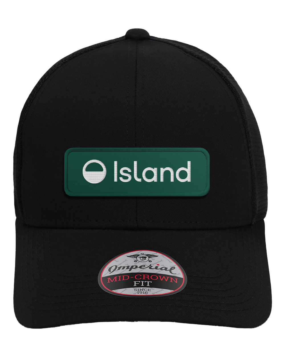 Imperial Whitaker Mesh Cap - Dark Green/White Patch