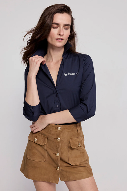 Women's The Shirt 3/4 Sleeve Shirt - Dark Navy