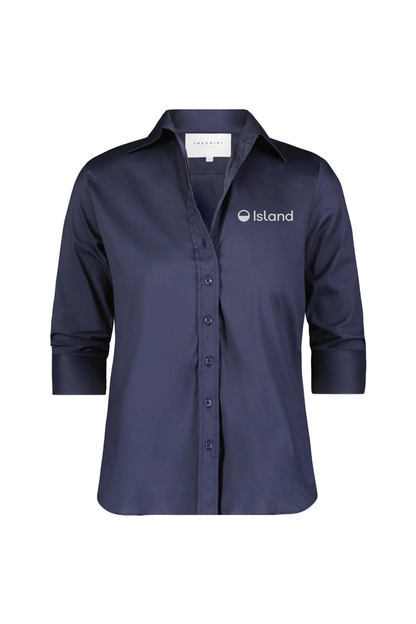 Women's The Shirt 3/4 Sleeve Shirt - Dark Navy