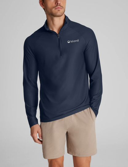 Men's Tommy John Active 1/4 Zip - Dress Blues