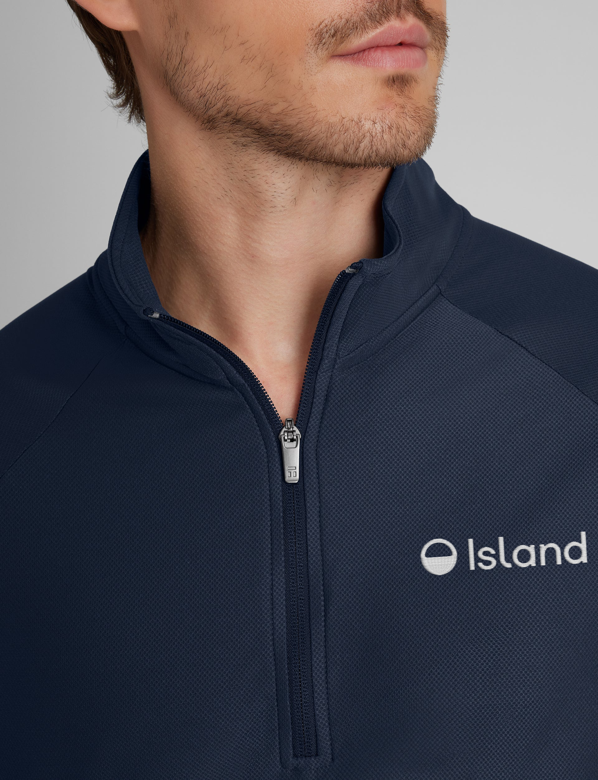 Men's Tommy John Active 1/4 Zip - Dress Blues