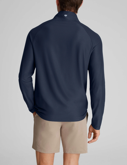 Men's Tommy John Active 1/4 Zip - Dress Blues