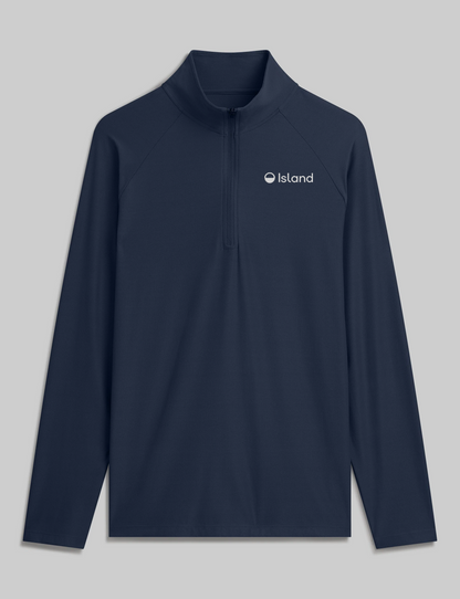 Men's Tommy John Active 1/4 Zip - Dress Blues