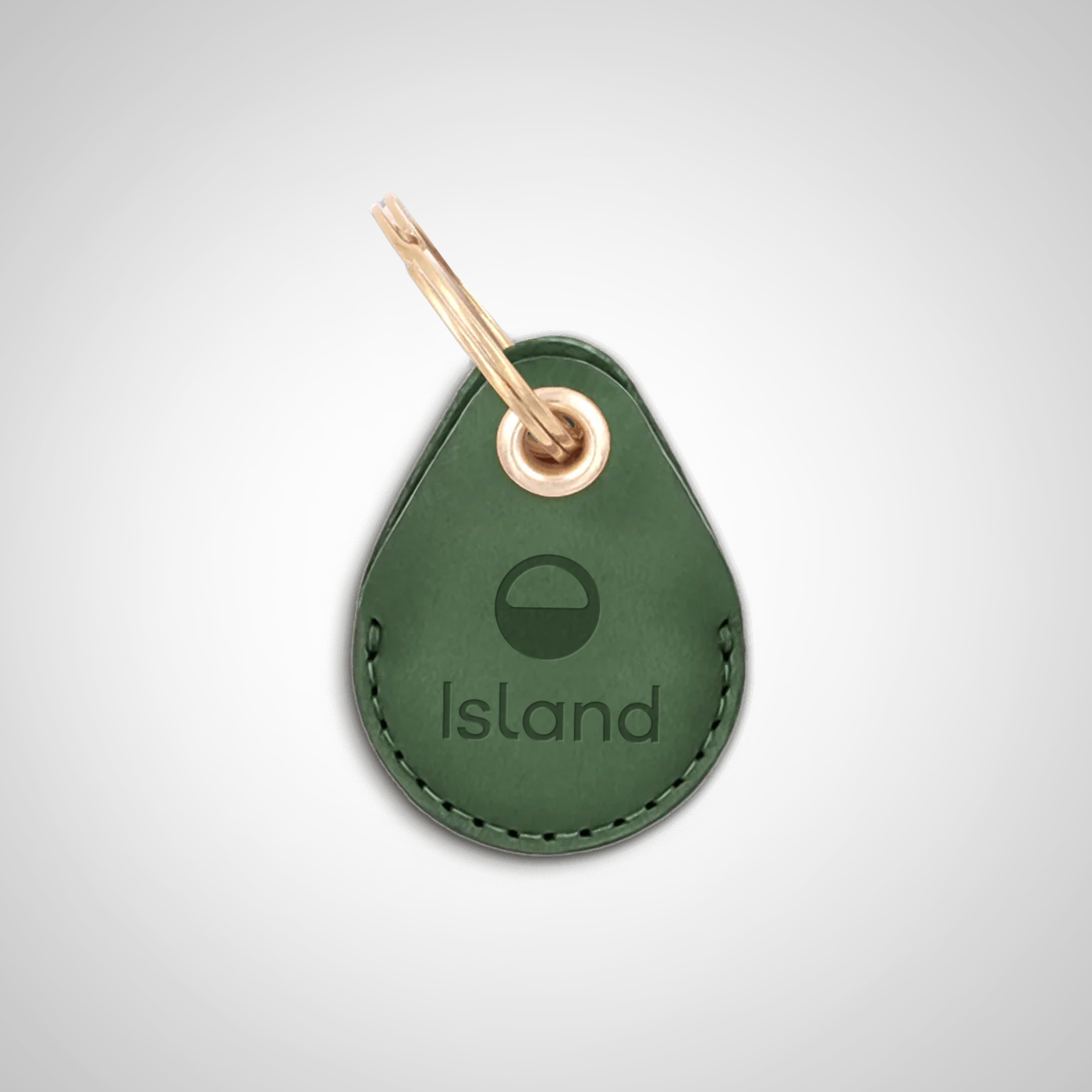 Island AirTag Holder Keychain