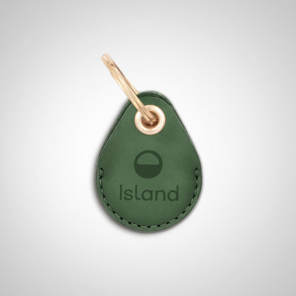 Island AirTag Holder Keychain