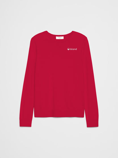 Women's Banana Republic Forever Crew Neck - Pure Red