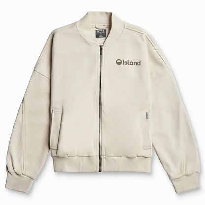 Women's BYLT Coastal Bomber Jacket - Heathered Shell