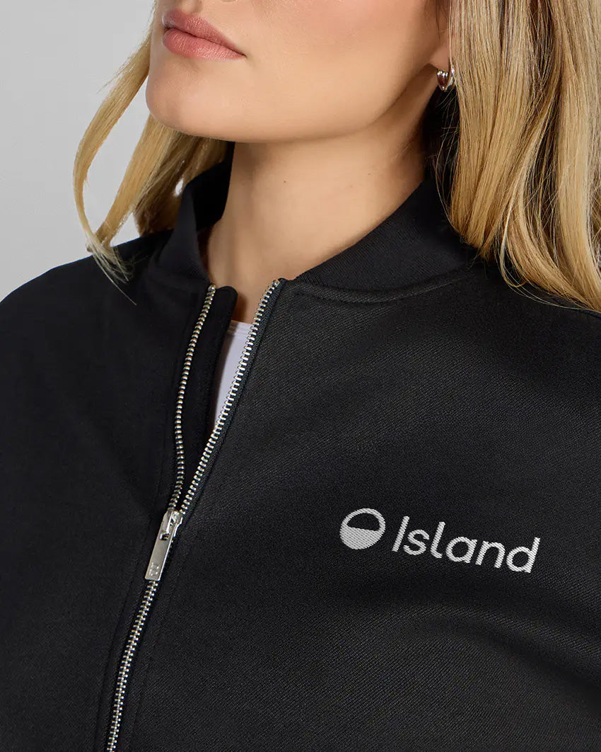 Women's BYLT Coastal Bomber Jacket - Black