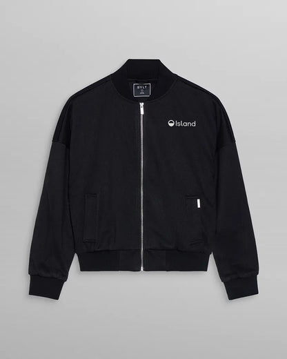 Women's BYLT Coastal Bomber Jacket - Black