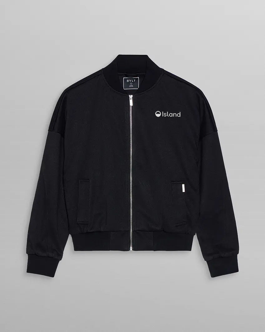 Women's BYLT Coastal Bomber Jacket - Black