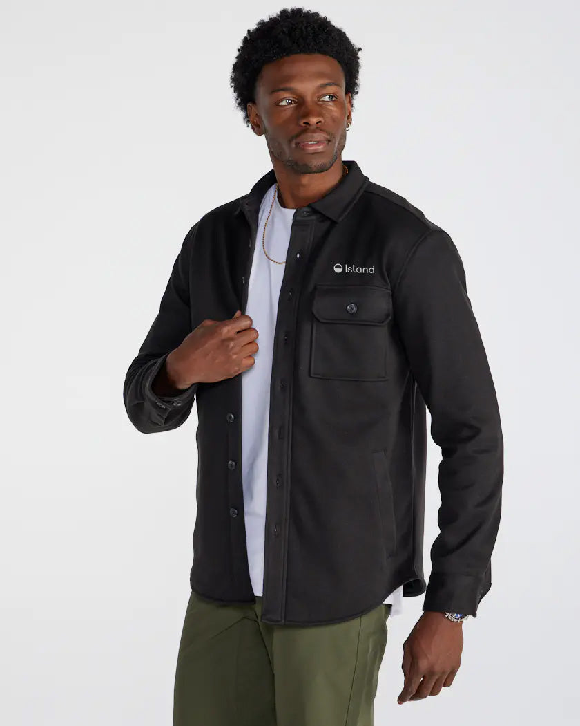 Men's BYLT Coastal Insulated Button Down - Black