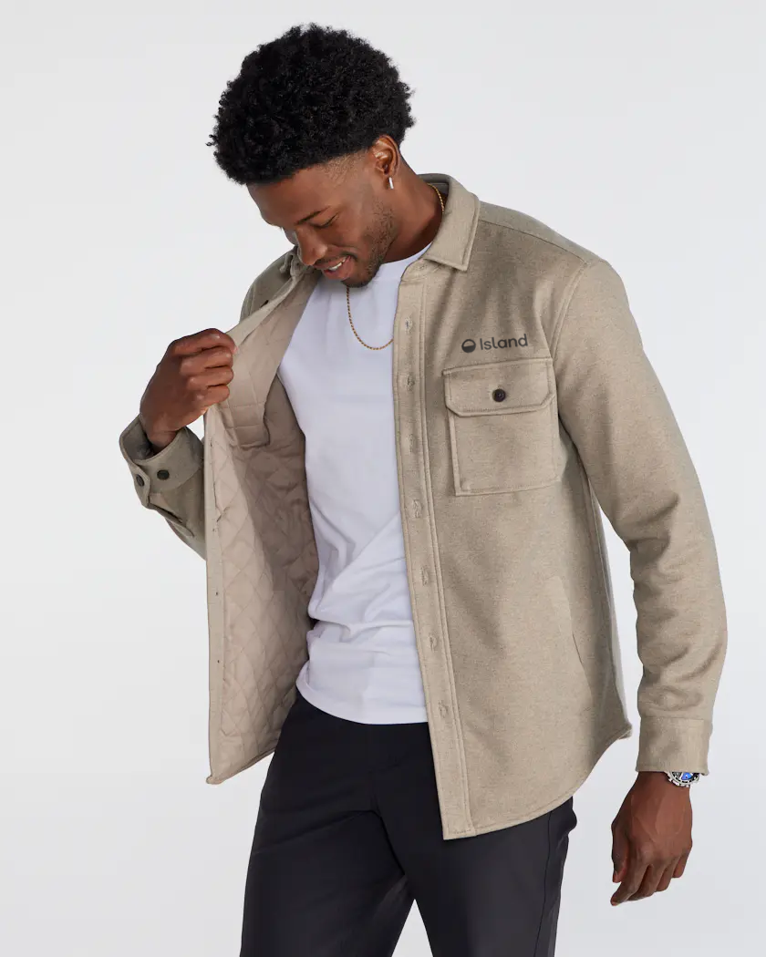 Men's BYLT Coastal Insulated Button Down - Sawdust