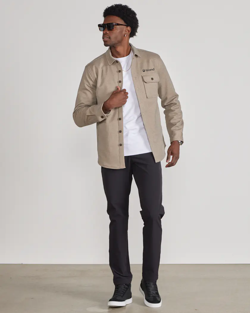 Men's BYLT Coastal Insulated Button Down - Sawdust