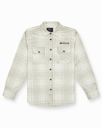 Men's BYLT Coastal Overshirt - Ivory Latte