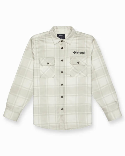 Men's BYLT Coastal Overshirt - Ivory Latte